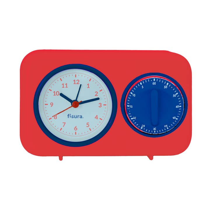 Retro red kitchen timer for wholesale by Fisura