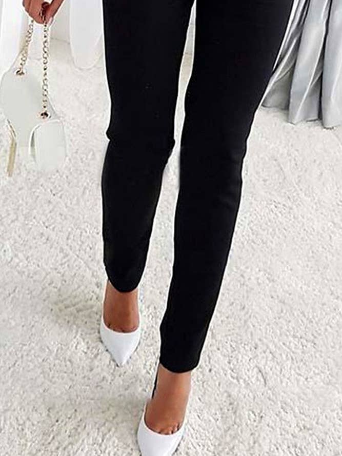 Black V Neck Sheer Sleeves Jumpsuit KX095 for wholesale on Faire