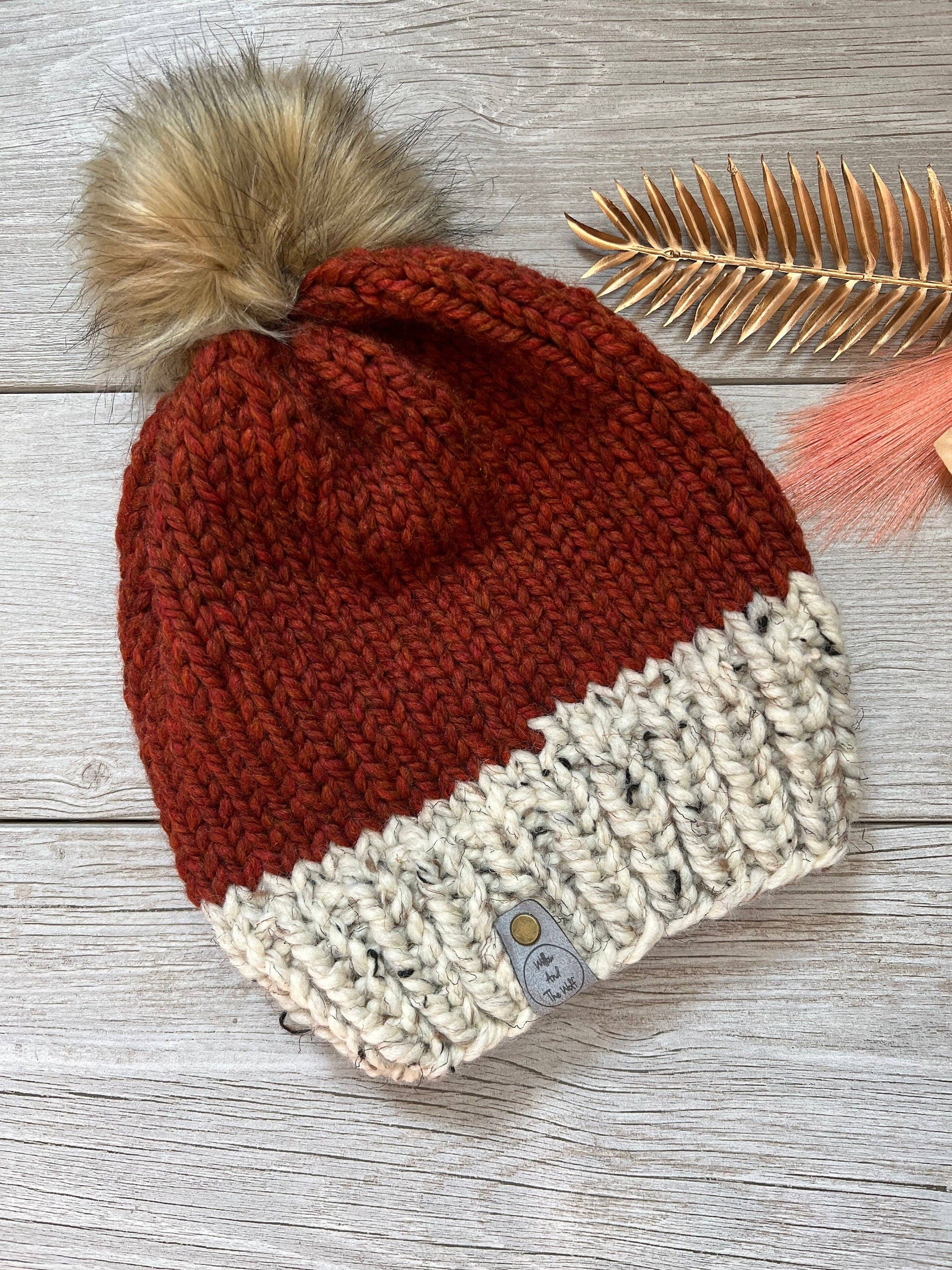 Willow And The Wolf Co - Wholesale Beanie - Women's - Pumpkin Spice Beanie. PSL. Women’s Knit Hat. Knitted Beanie.2