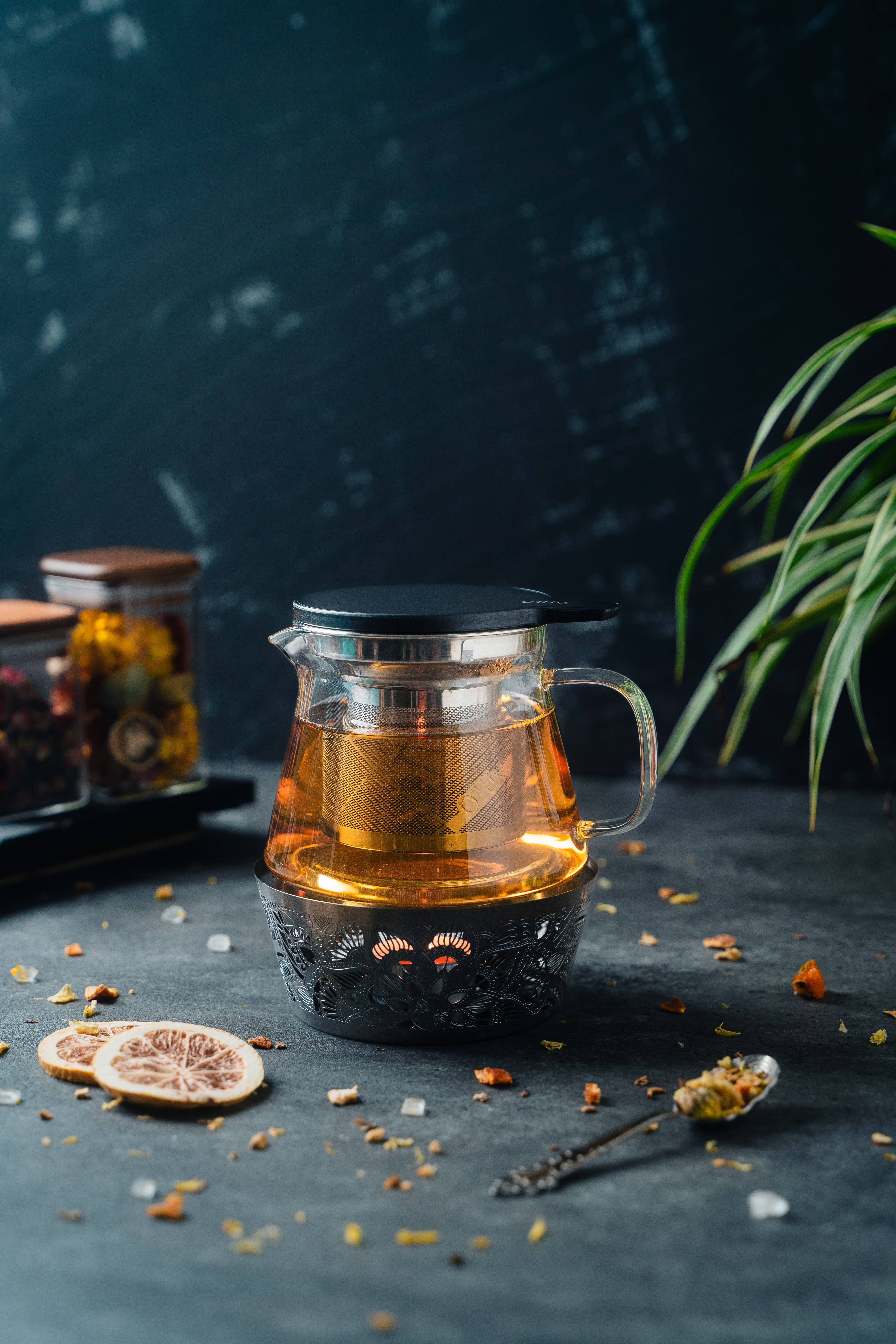 01living Ltd - Wholesale Tea Set - Teaset Kit Glass Teapot with removable Infuser and Teawamer2