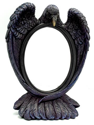 Raven Mirror for wholesale by Fantasy Gifts