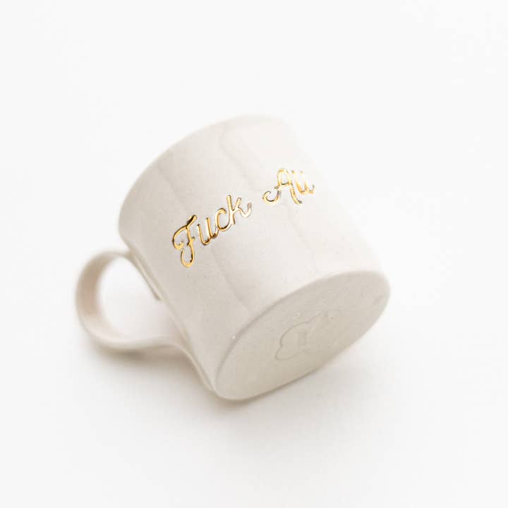F*ck all espresso cup for wholesale by Porcelaine Moderne