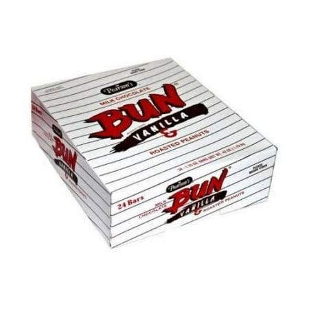 Pearsons Bun Bar Vanilla 24 Ct 1.75 Oz Tray for wholesale by Long Island Candy Factory