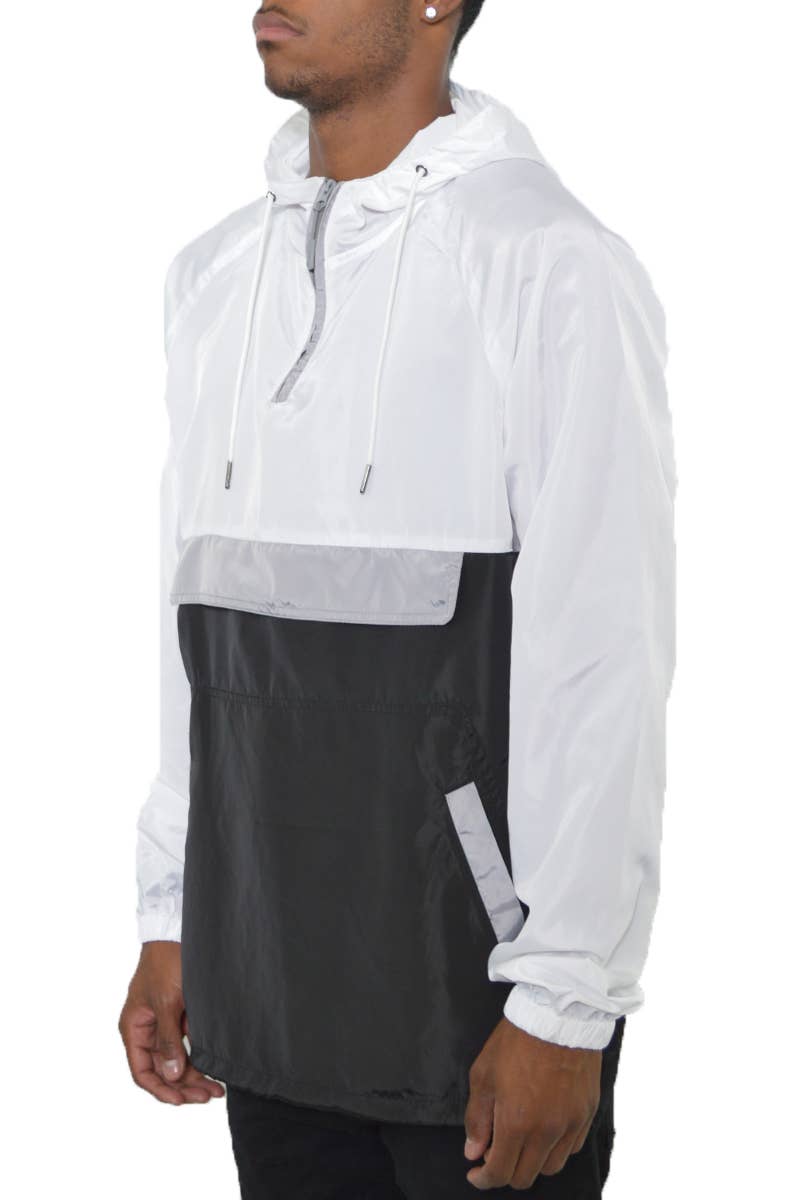 WEIV - Wholesale Windbreaker - Men's - Mens Color Block Anorak Windbreaker Jacket4