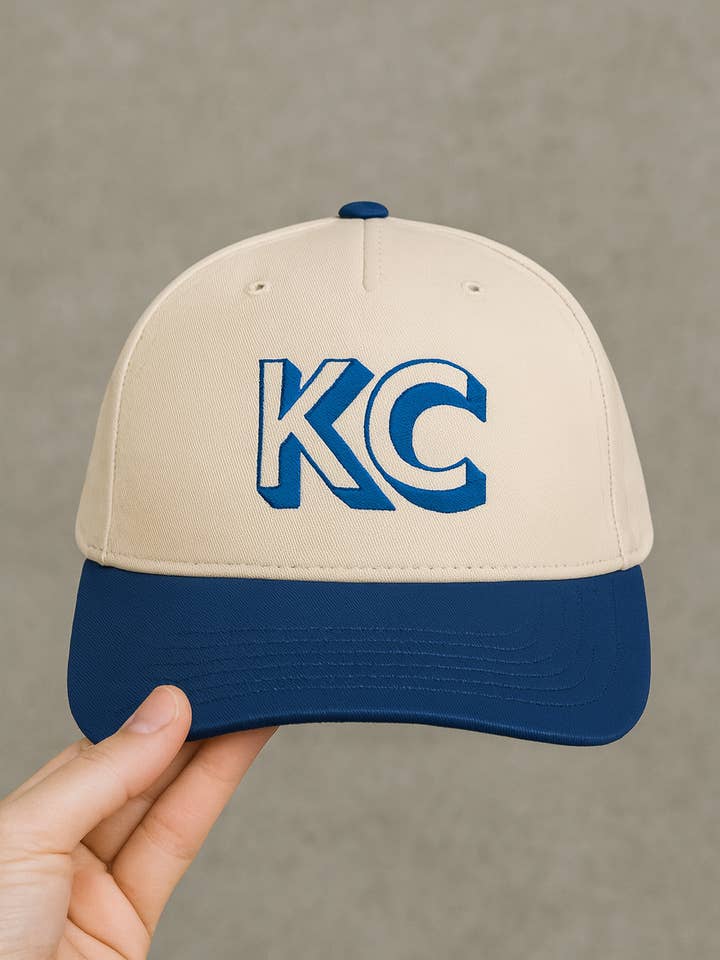 KC Retro Snapback Trucker Hat for wholesale by Thread Friday