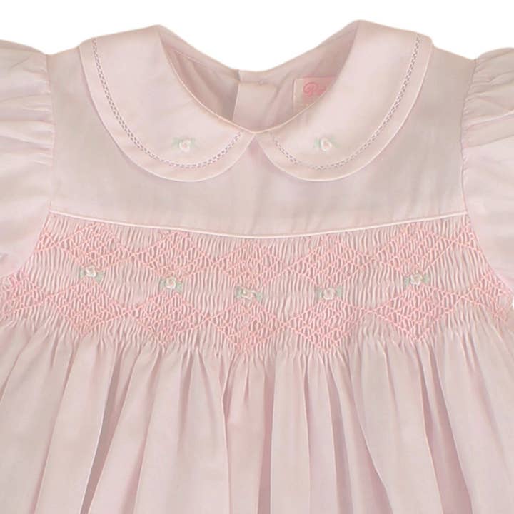 Petit Ami & Zubels - Wholesale Jumpsuit - Baby - French Bubble with Diamond Smocking2