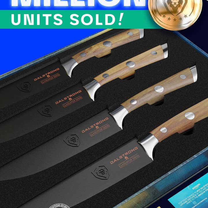 Dalstrong - Wholesale Knife Set - 4-Piece Steak Knife Set | Gladiator Series | Dalstrong ©35