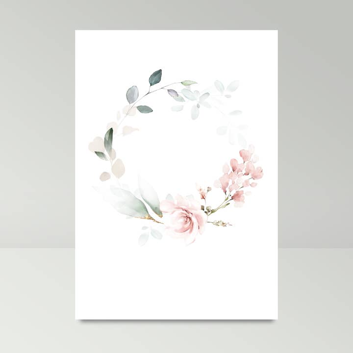 Menü- und Getränkekarte A5 rosé für den Großhandel von fabelie Design