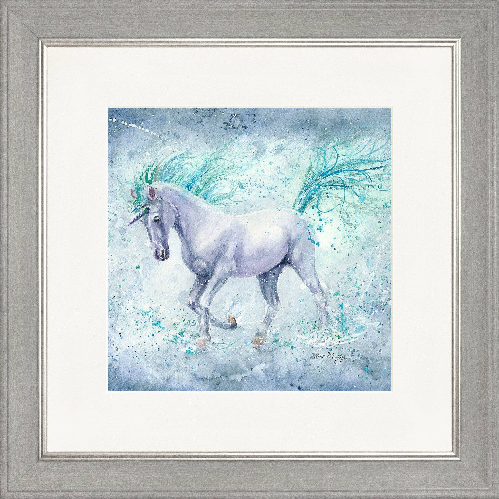 Bree Merryn Art Ltd - Wholesale Kunstprint - Silvermist vierkante ingelijste afdruk (13" of 19")7