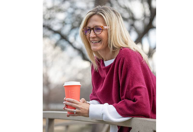 I Heart Eyewear - Wholesale Eyeglasses - Women's - Pink Shelby Reading Glasses1