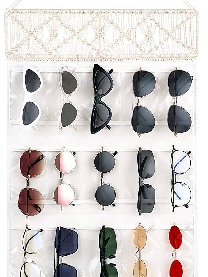 Boho Sunglasses Macrame Wall Display for wholesale by MRKD for Life