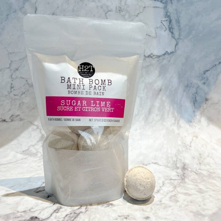 Sugar Lime | Bath Bomb Minis for wholesale by H2TBody