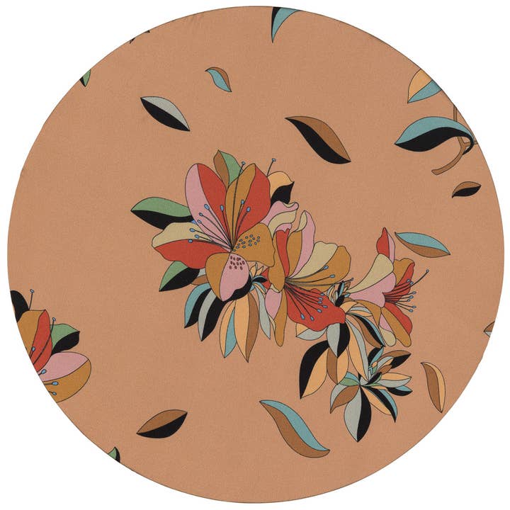 Sous-assiette effet soie - Jonquille pour la vente par Maria Vittoria Atelier