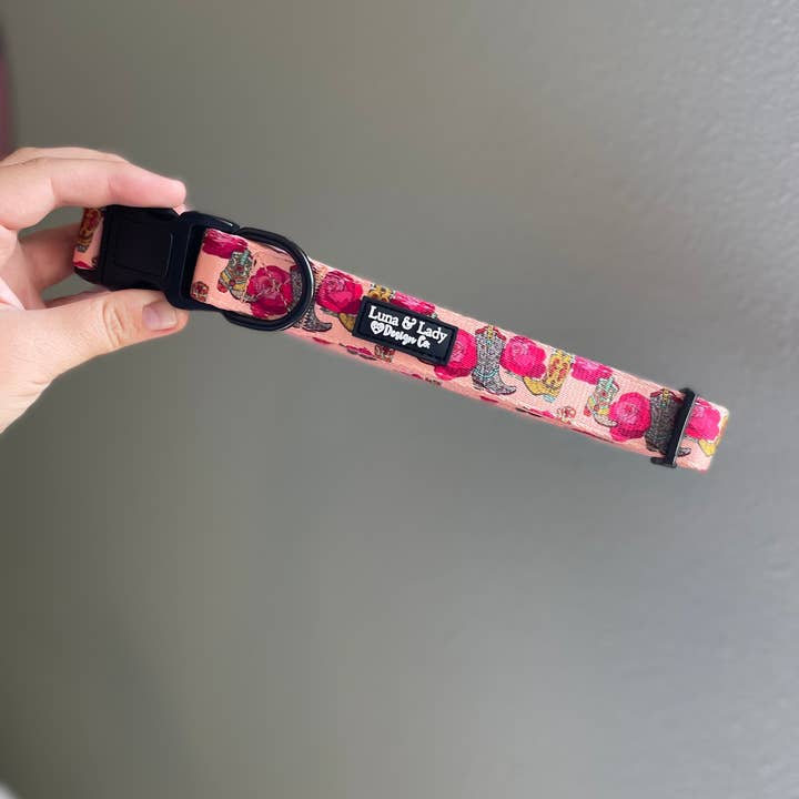 Southern Belle hundehalsbånd for engroshandel hos Luna & Lady Design Co.