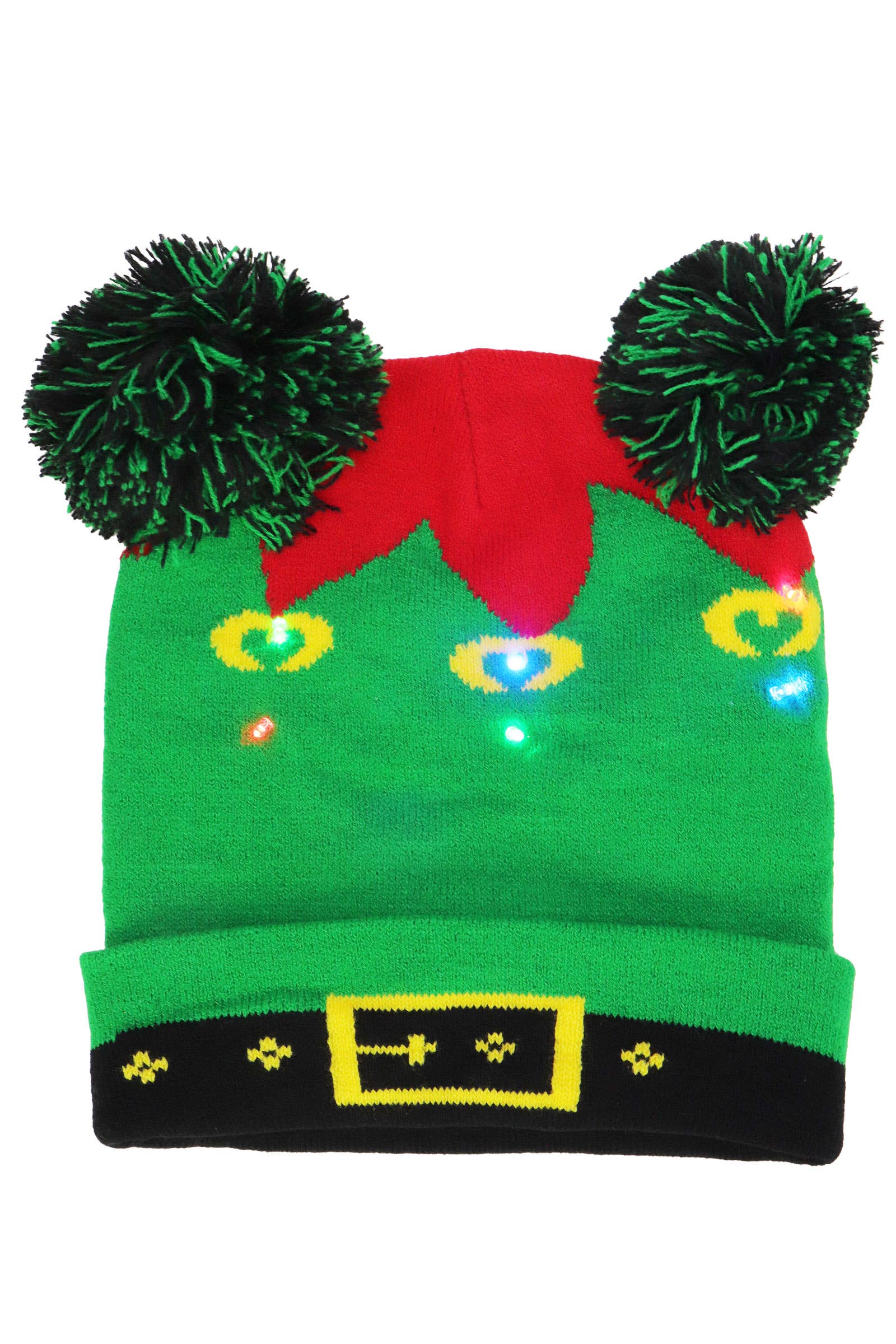 ASSORTI Kerstmis LED Lichtgevende Dubbele Pom Pom Muts voor groothandel op Faire11