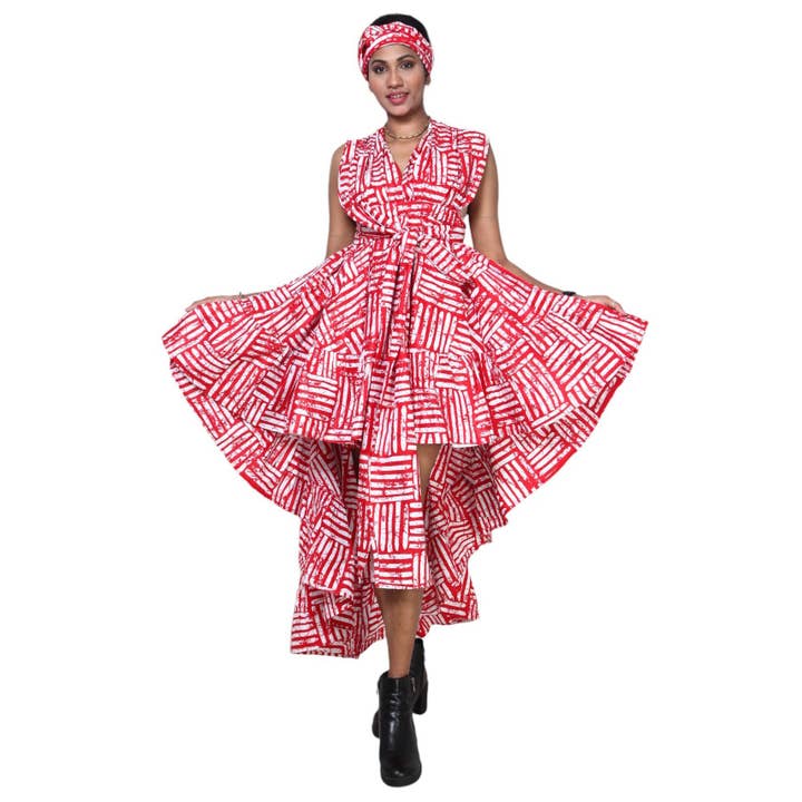 African Stars - Vente Robe – femme - Jupe/Robe Femme Style Multi-Port -- FI-313625