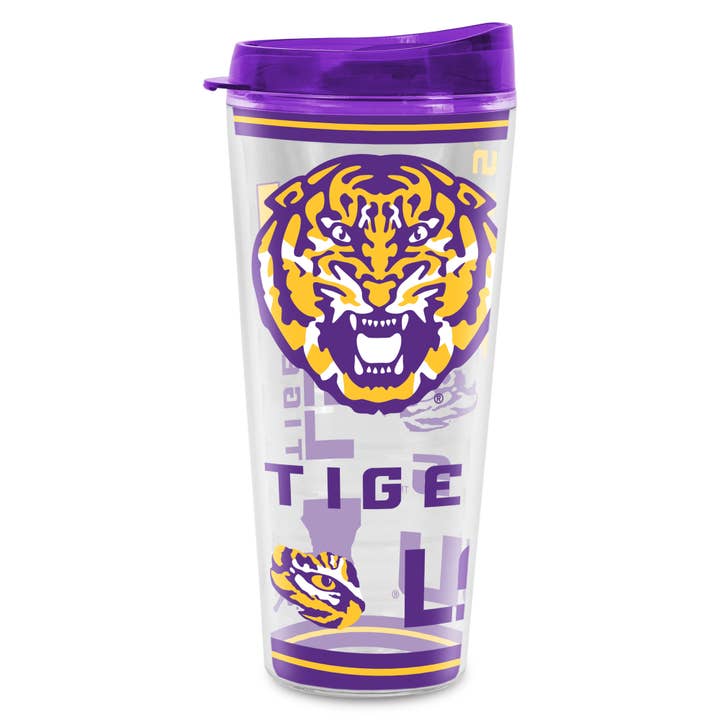 Rico Industries - Wholesale Insulated Mug/Tumbler - LSU Tigers 20oz Tritan Tumbler1