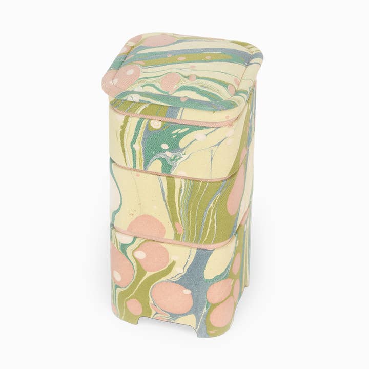 Caixa Jubako Marmoreada - Bolha de Musgo por atacado de Craft Boat