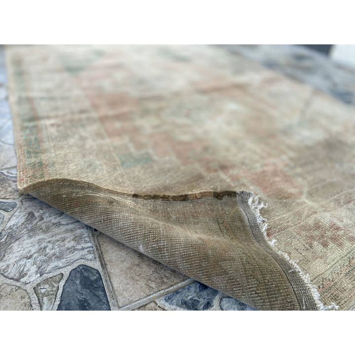 Oushak Rugs - Wholesale Area Rug - Vintage Hand-Knotted Turkish Oriental Wool Farmhouse Rug 3x610