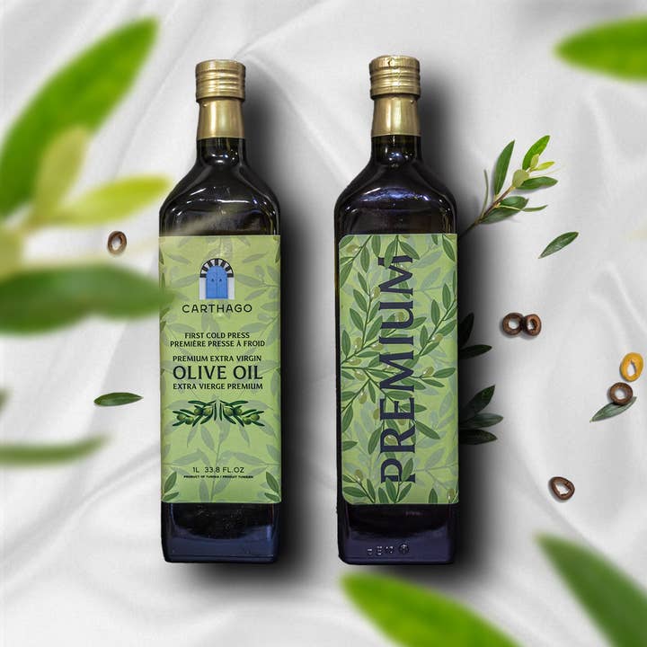 Carthago - Wholesale Olive Oil - Carthago Premium Extra-Virgin Olive Oil (1 Liter x 12)
