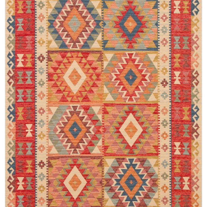 Intertrade s.a - Wholesale Area Rug - MECHANICAL KILIM NMD 903 RED 120X180