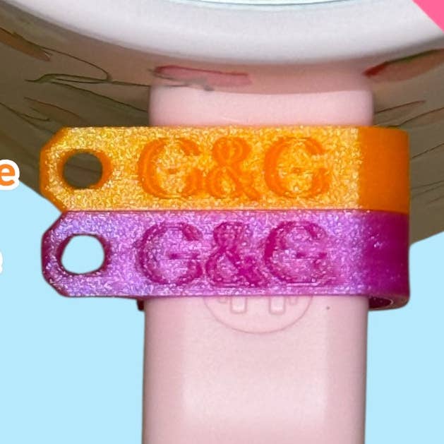 Clip de asa para bola Brillo Berry y Naranja para venta al por mayor de Grit & Grace Water Bottle Accessories