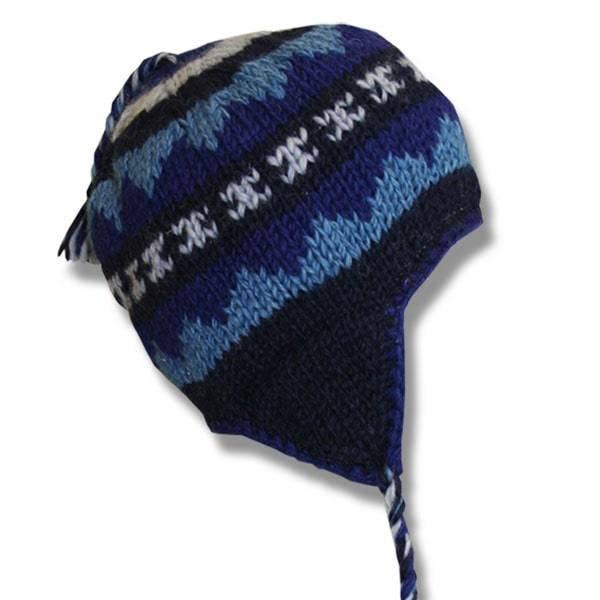 Northern Lifestyles Canada - Wholesale Kids Hat - Kids - Earflap Hat for Kids. 100% Wool with Fleece Lining. Handmade in Nepal.