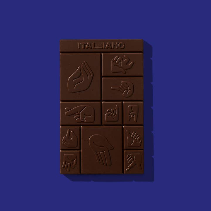 I AM ITALIANO - Wholesale Chocolate Bar - MAMMA MATRIOSKA - Organic dark chocolate with almond3