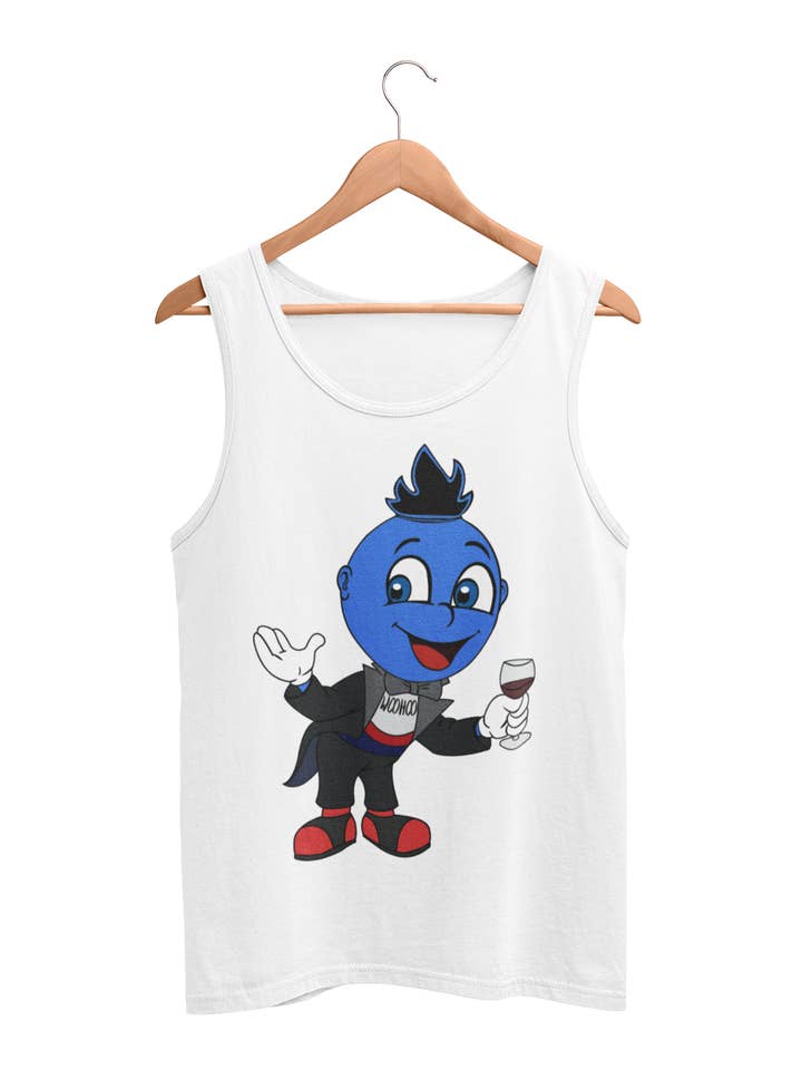 Woohooberry Wine Waiter Man's Tank for wholesale by WooHoo Apparel