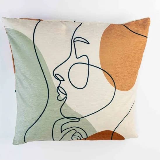 Capa de almofada de chenille Elena - Face por atacado de Superkussens