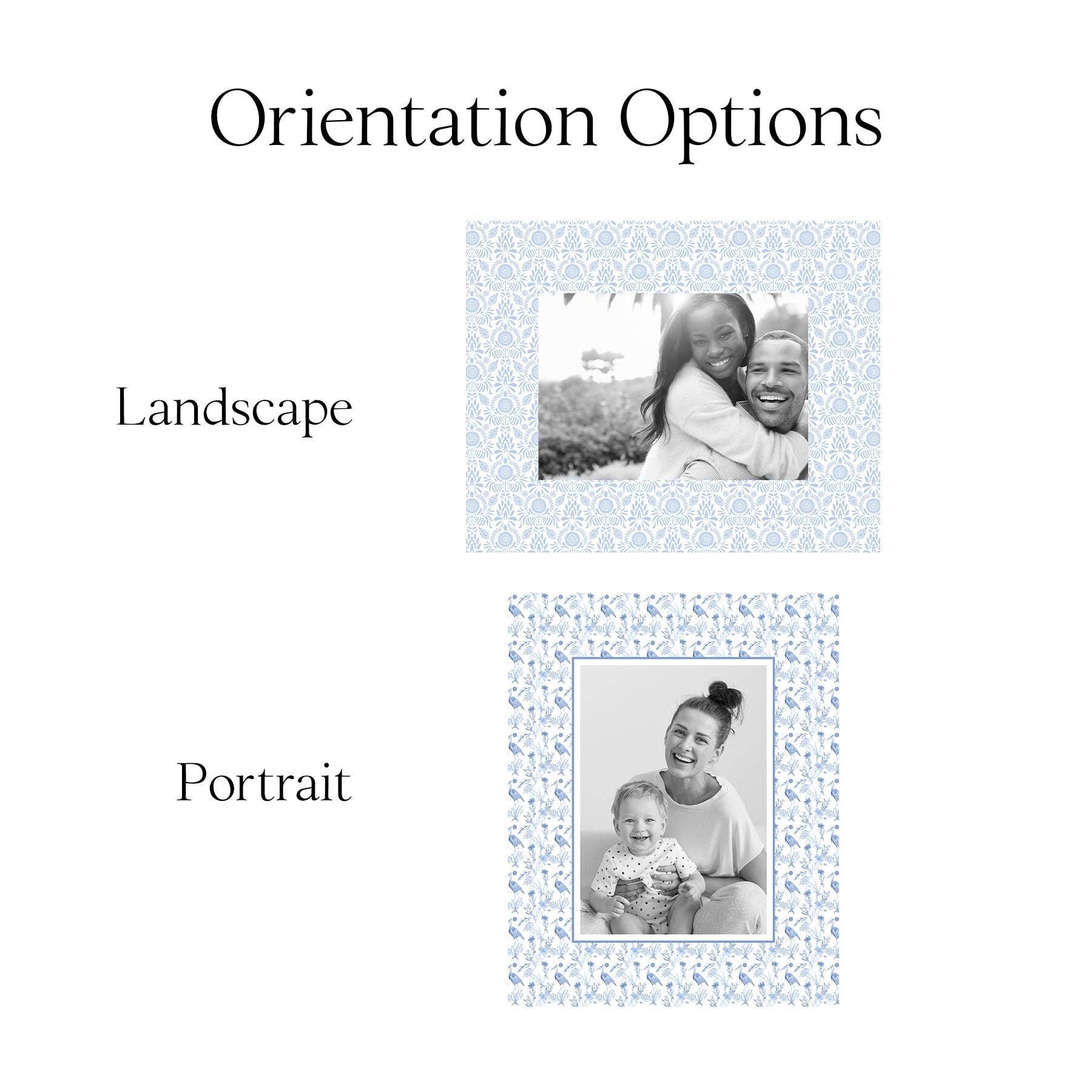 Mat & Ink - Wholesale Picture Frame - Pink/Green "Emma" Grandmillenial Floral Photo Mat2