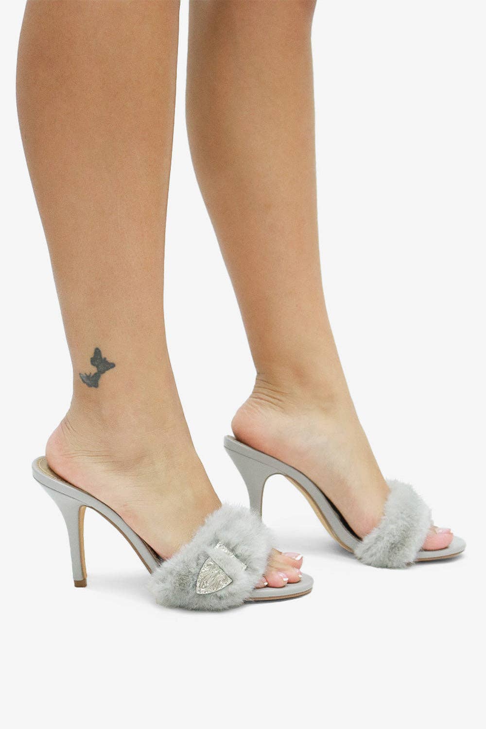 Lemonade Shoes – Engroshandel Højhælede sko - Dame – CHAIRMAN- Pelsmuldhæl med udsmykning21