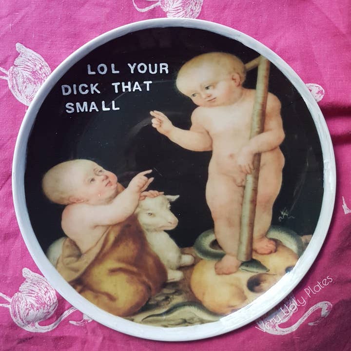 lol wall plate for wholesale by Very Ugly Plates