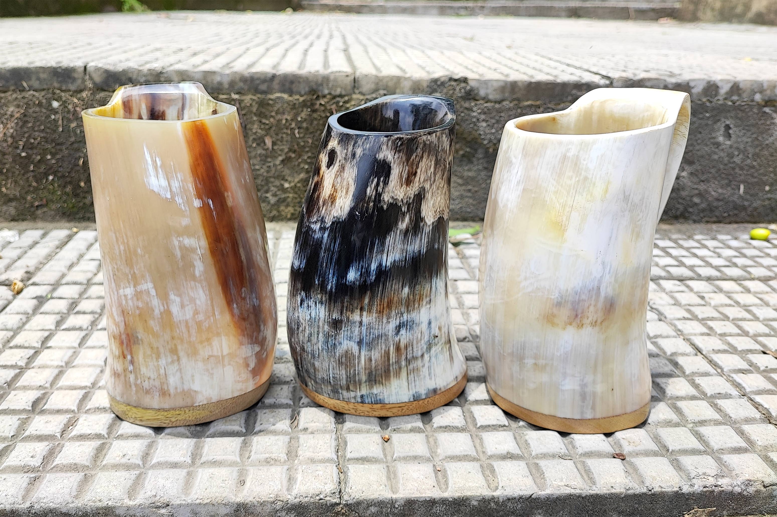 Billion Brothers - Wholesale Drinking Glass/Cup - Viking Horn Mugs Tankards Horn Cups Ale Mead Beer Mugs Large9