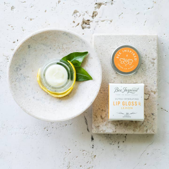 Bee Inspired - Wholesale Lip Gloss - Lemon Lip Gloss | Ultra-Hydrating Botanicals & Beeswax7