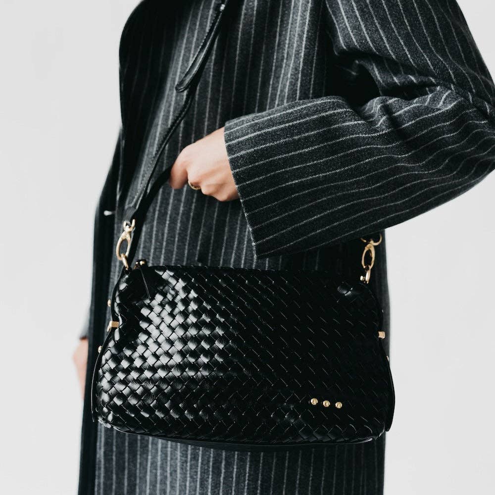 Pretty Simple - Wholesale Shoulder Bag - Women's - Harper Hobo Woven Shoulder Bag1