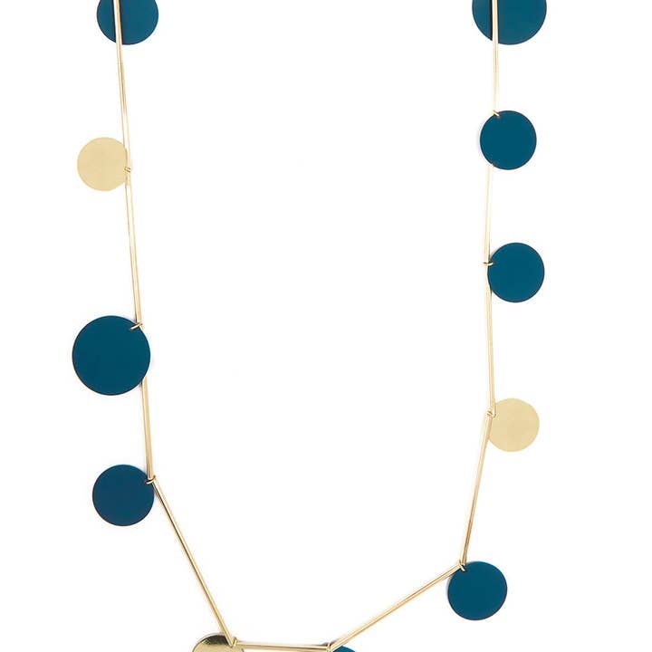 ZENZII Jewelry - Vendita all'ingrosso Collane a bavaglio - Collana Lunga a Cerchio Piatto13