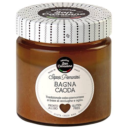 CASCINA SAN CASSIANO SRL - Wholesale Sauce - Anchovy and Garlic Sauce 130 g - Gluten free0