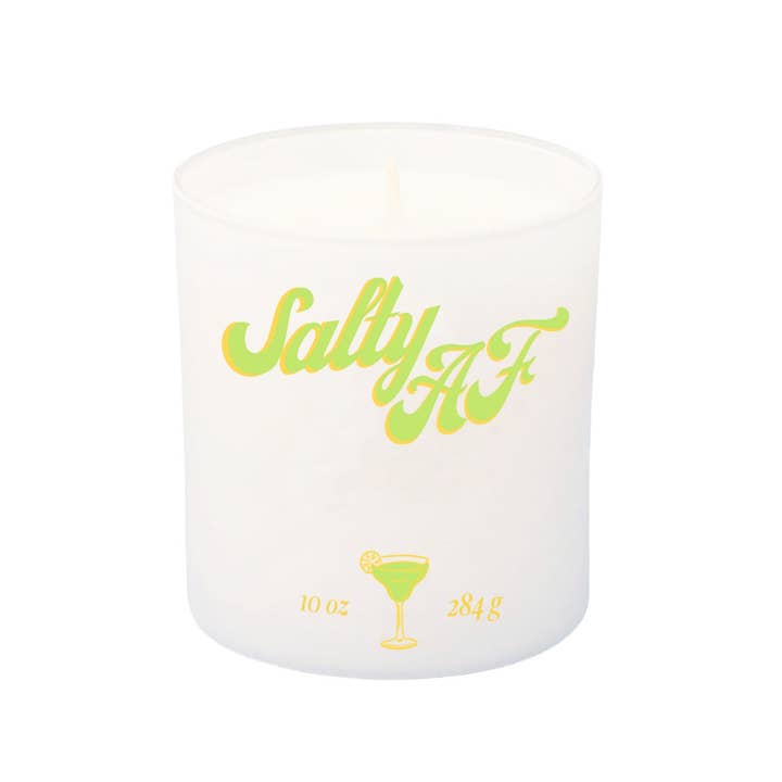 Salty AF Scented Candle for wholesale by Saturday Candle Company