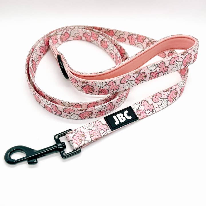 Pink Animal Cracker Leash for wholesale by Jersey Border Collars