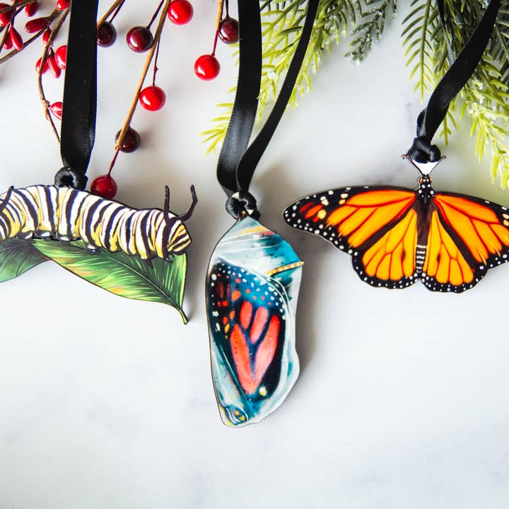 The Slug And Kraken - Wholesale Ornament - Monarch Butterfly Ornament Collection1