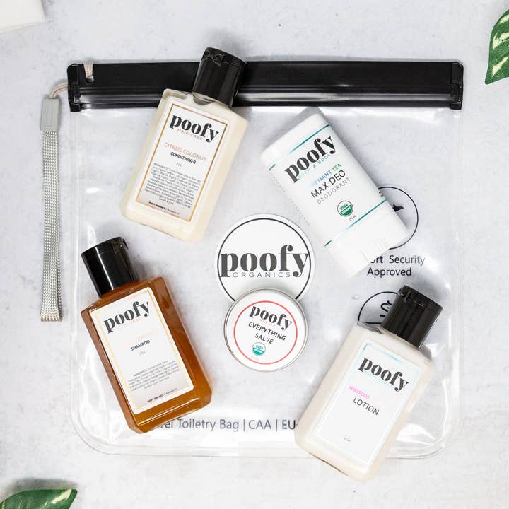 Poofy Travel Kit for wholesale by Poofy Organics