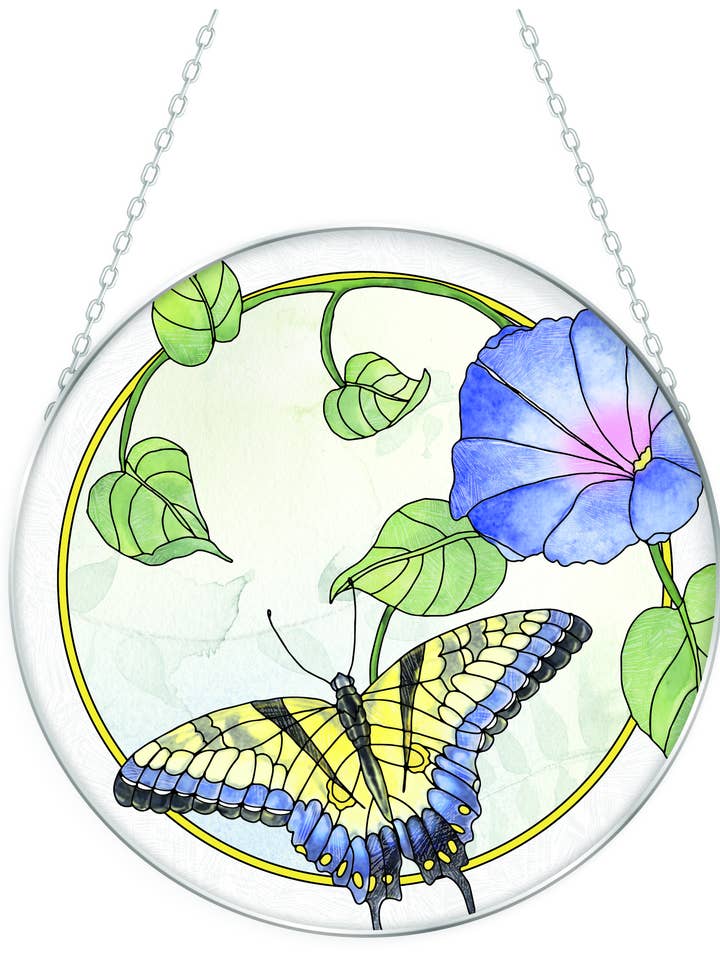 Vignes traînantes - Grand capteur de soleil en verre circulaire de 6,5" pour la vente par Bridgeton Hall