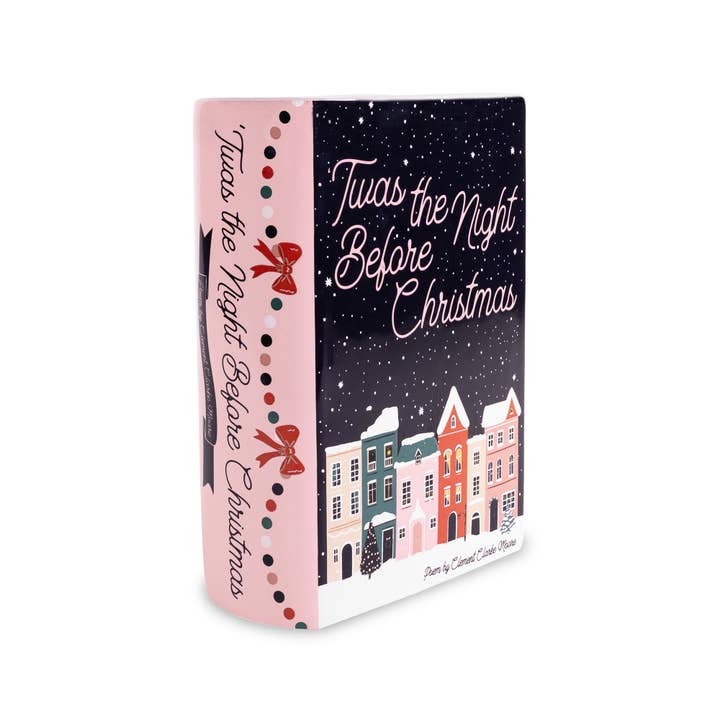 Steel Mill and Co. - Wholesale Vase - Large Book Vase, Twas the Night Before Christmas