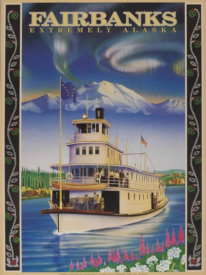 Fairbanks Alaska - Firmado para venta al por mayor de Frame of Mind