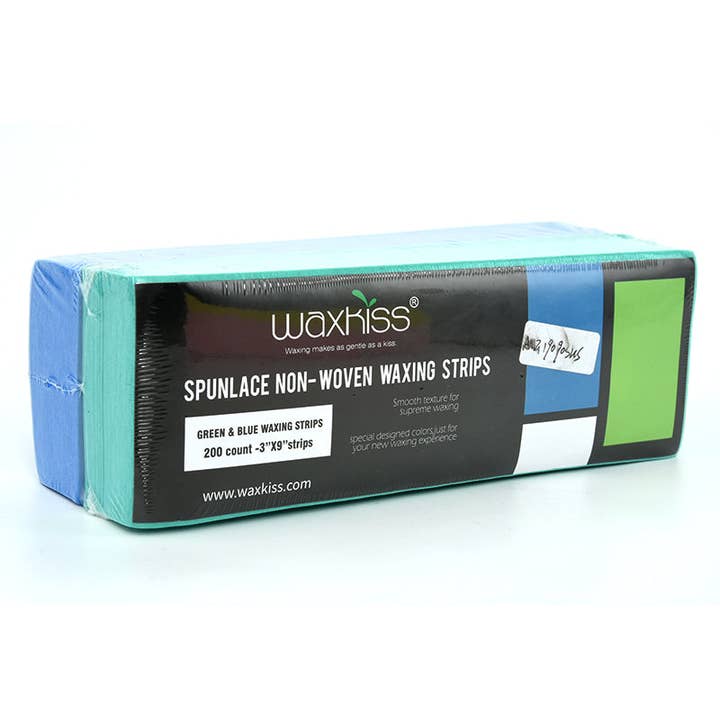 Waxkiss Wax Strips - Green & Blue pour la vente par The cosmax