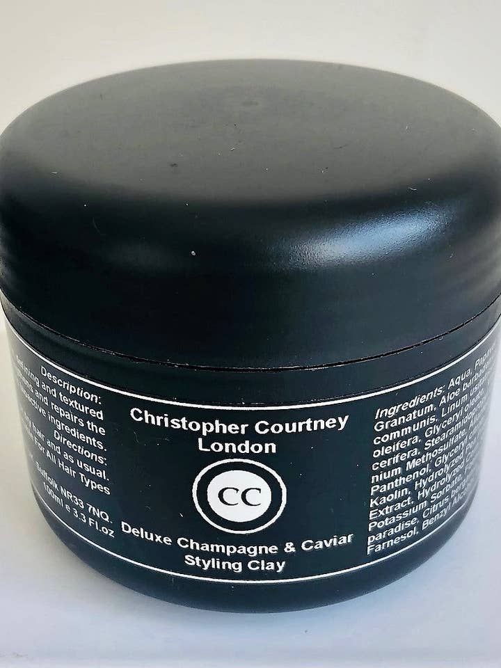 Deluxe Champagne & Caviar Styling Clay 100ml for wholesale by Christopher Courtney
