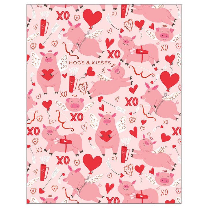 Grisar & Kyssar - Alla hjärtans dag-kort för wholesale av On The Bright Side