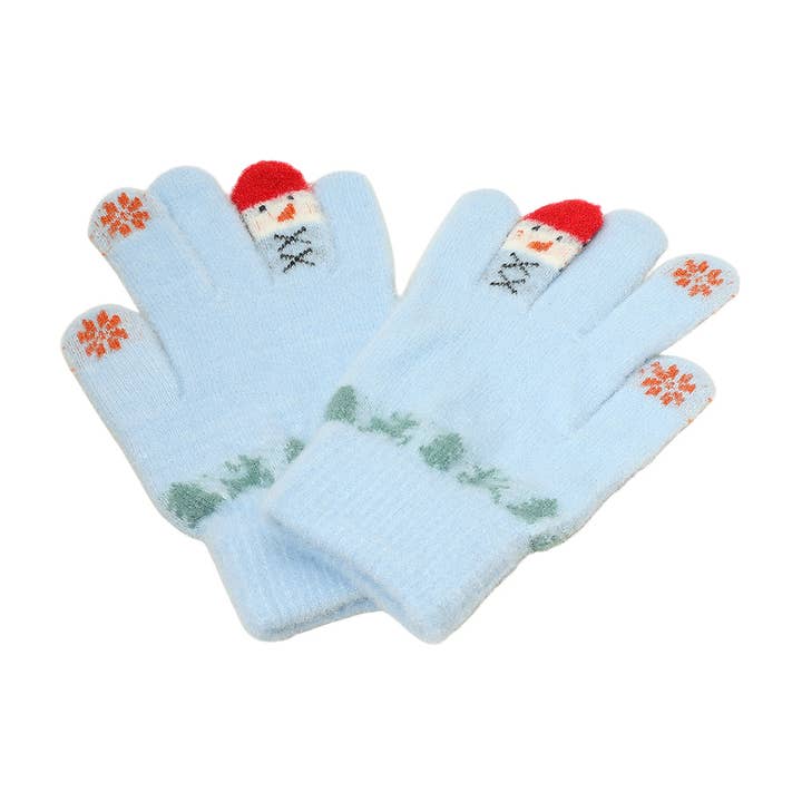 Sensibling Corp. - Wholesale Gloves - Women's - Christmas Theme Pattern Smart Touch Winter Gloves1