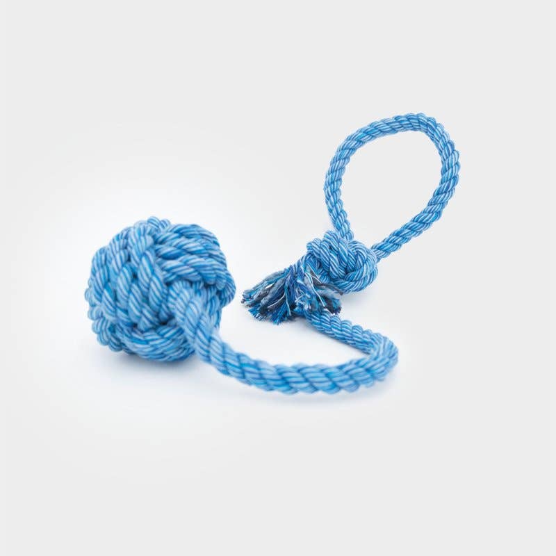 4cats Heimtierbedarf GmbH - Wholesale Pet Rope Toy - Dog - Happy Pet Nuts For Knots Rope Ball - colours vary,3